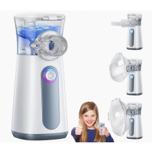 Elektrischer Inhalator und Vernebler, Inhaliergerät mit Typ-C-Anschluss für Erwachsene und Kinder, kompakt für Zuhause und unterwegs