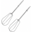 2 Pack Hand Mixer Beaters Replacement Whisk Attachments for Even Mixing Blending and Baking Kitchen Cooking Accessories 1