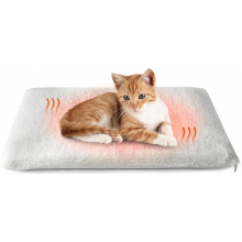 Selbstwärmende Decke für Katzen und Hunde, flauschiges Katzenbett, weiche Wärmedecke, 60 x 45 cm, für kalte Tage und gemütliche Ruheplätze