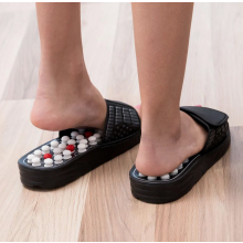 Acupressuur massagepantoffels voor thuis, comfortabele reflexzool met drukpunten, antislip en zacht voor dames en heren