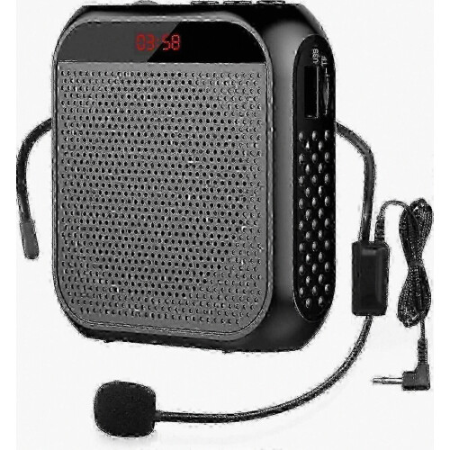 Portable Wireless Voice Amplifier with Microphone for Public Speaking, Presentations, Teaching and Classroom Use