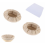 2 Pack Baker's Linen Cloths 25 cm for Bread Dough Proofing, Includes Dough Scraper, Linen Inserts for Proofing Baskets 1
