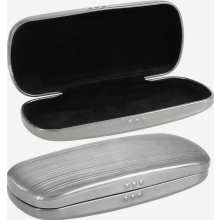 Brillenetui aus Aluminium, hartes Metalletui für Sonnenbrillen und Lesebrillen, stoßfeste Hartschale für Damen, Herren und Kinder