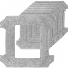 8 paños de limpieza reutilizables y lavables para estación C1 y robot limpiacristales C1, recambios absorbentes de microfibra