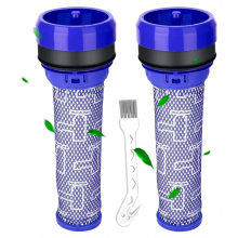 2 filtros previos al motor HEPA para aspiradoras modelos DC28 DC28C DC33 DC33C DC37 DC37C DC39 DC39C DC41 DC53, repuesto lavable