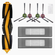 8-delige accessoireset voor robotstofzuiger 950 920 900 T5 T8 T8 Plus T9 T9 Plus T10 met hoofdborstel, filters en zijborstels
