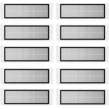10 stuks HEPA-filters voor robotstofzuiger, wasbare vervangfilters voor stofzuigerrobots, fijnstof en allergenen