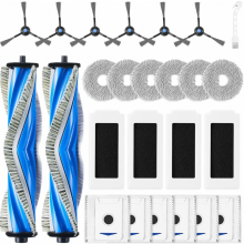 25 Piece Robot Vacuum Replacement Accessory Set for T30 Omni, T30 Pro Omni and T30 Models, Brushes, Mop Pads, Dust Bags, Filters