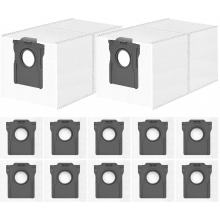 12 stofzakken voor robotstofzuigers, geschikt voor L20, X40, X50, L10s, L10, L40s, L40, L50, Aqua10, E30, V50, E40, P50 en P50s