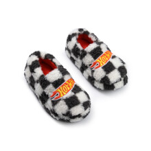 (8 UK Child) Hot Wheels Slip On Loafer Slippers (Boys Multicoloured)
