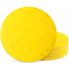 225mm Hook and Loop Sanding Discs, 25 Pack 180 Grit Perforated Round Sandpaper Pads for Drywall, Wall and Ceiling Sanders