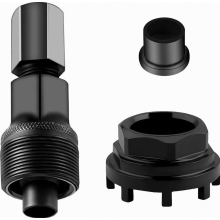 Bike Crank Puller and 42 mm Lockring Tool, Compact Bottom Bracket Crank Arm Remover for Multiple Bicycle Types