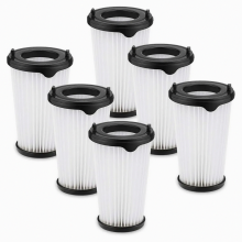 6-delige filterset voor draadloze stofzuigers CX7 en QX8, wasbare vervangingsfilters met fijne stofopvang voor thuisgebruik