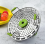 Stainless Steel Foldable Steamer Basket Insert for Pots, Leaf Shape Vegetable Fish Seafood Cooker with Extendable Handle 5