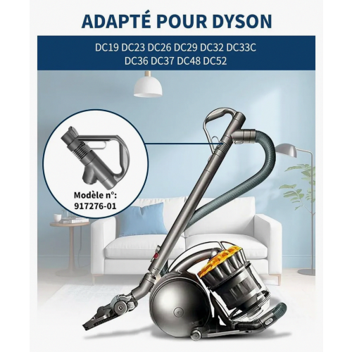 Replacement Vacuum Cleaner Handle Compatible with DC29, DC33C, DC37, DC52, DC19, DC23, DC26, DC32, DC36 and DC48, Grey 1