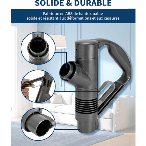 Replacement Vacuum Cleaner Handle Compatible with DC29, DC33C, DC37, DC52, DC19, DC23, DC26, DC32, DC36 and DC48, Grey 2