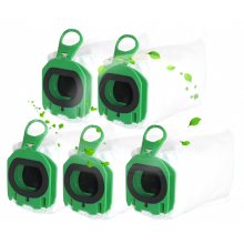 5 Pack Vacuum Cleaner Dust Bags for VB100 VB 100 FP100 FP 100 Cordless Vacuum, Replacement Filter Bags Accessories