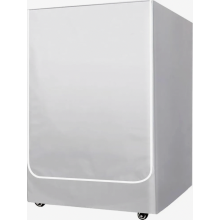 Telo di copertura impermeabile per lavatrice 60 x 65 x 90 cm, grigio, antipolvere, per lavatrice e asciugatrice a carica frontale, resistente ai rag