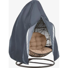 Telo di copertura per sedia a dondolo da esterno, impermeabile e resistente ai raggi UV, per mobili da giardino con supporto, 190 x 115 cm, 210D, gr