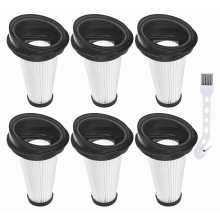 6 stuks HEPA-vervangingsfilters voor VCH9929L VCH9930 VCH9931 VCH9932, onderdeelnummer 9178013673, voor draadloze 2-in-1 handstofzuigers
