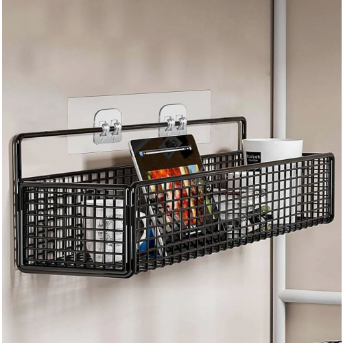 5 Pack Adhesive Shower Caddy Hooks, No Drill Replacement Patch Hangers for Bathroom Shelf, Corner Basket and Soap Dish 2