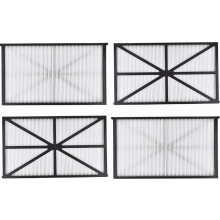 Cartuchos de filtro de repuesto, juego de 4 unidades para limpiafondos robóticos de piscina, mangueras y tubos de piscina