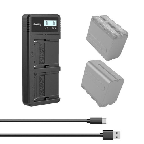 SMALLRIG Caricabatterie per Sony NP-F970 - 4086