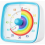 Visual Timer for Kids, 60 Minute Rainbow Countdown Timer with Silent Flash, Time Management Tool for Classroom, Home, Kitchen, Office, Blu 1