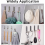 12 Pack SUS304 Stainless Steel Adhesive Hooks, No Drill Waterproof Rustproof Wall Hooks for Bathroom Kitchen, Silver 6
