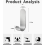12 Pack SUS304 Stainless Steel Adhesive Hooks, No Drill Waterproof Rustproof Wall Hooks for Bathroom Kitchen, Silver 4