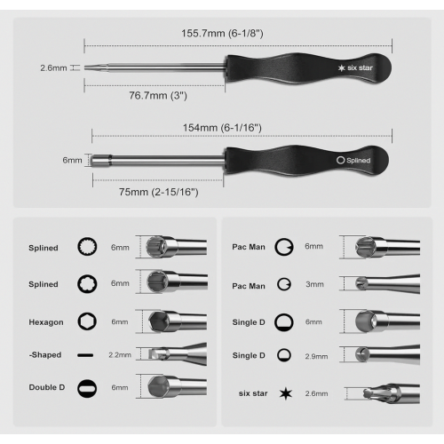 12 Piece Carburettor Adjustment Screwdriver Tool Set with Cleaning Brushes for 2 Stroke Small Engine Trimmers and Chainsaws 1