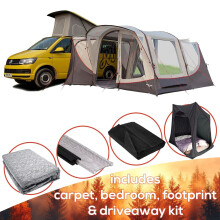 VANGO MAGRA AWNING CAMPERVAN PACKAGE CARPET FOOTPRINT BEDROOM & DRIVE AWAY KIT