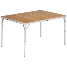 OUTWELL TABLE CALGARY LARGE CAMPING FOLDS BAMBOO TOP PREMIUM TABLE C/ HANDLES