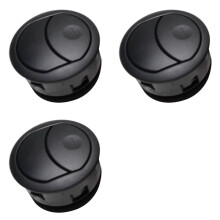 3X 96602410 New Automobile Part Black Grey Dashboard Air Conditioning Vent for Lova Aveo 1.4