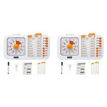 2X Task Timer, ADHD Timer for Kids, Students and Adults. with to-Do List Card, Planning for Daily Chore, Schedules
