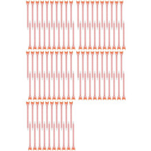 100pcs Epoxy Mixing Nozzle Static Mixing Nozzle MFHX08-18T Adhesive Cartridges Tip Mixer Nozzles (4:1/10:1 Ratio)