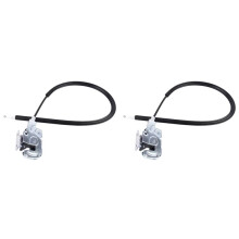 2X Rear Left Door Lower Catch Lock Cable for Boxer Ducato Relay 2006- 1385567080 1612788680