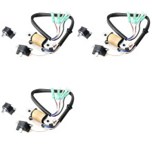 3X 69P-85541-19 Charge Coil Coil Pulser Assy 61N-85543-09 for 25HP 30HP 2 Stroke Boat Motor 69P-85541-09