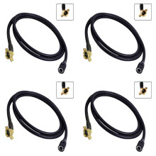 4pcs 60CM Truck Air Tank Air Intake Connector Connecting Pipe Truck Trailer Air Tank Truck Pneumatic Dust Collector