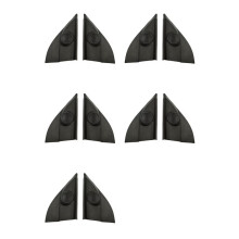 10x Car Tweeter Speaker Cover Speaker Cover Audio Panel Cover for Hilux Vigo 2004-2015