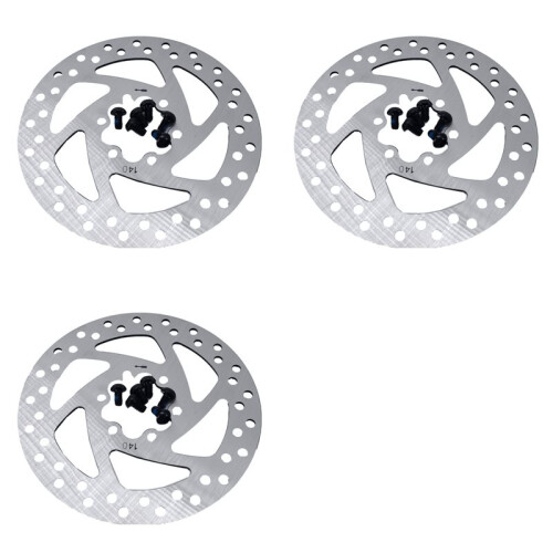 3X Rotor de Disco de Freio de Aço de Scooter Elétrico de 140 mm para Skate de 10 Polegadas  M4 Rotor de Disco de Freio de Scooter Elétrico 1