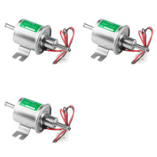 3X Uniwersalna Pompa Paliwowa 12V HEP-02A Inline Elektryczna Niskociśnieniowa Pompa Paliwa Pompa Paliwa Gazowego