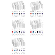 600pcs Paint Containers with Lids, 40 Strips Paint Containers Acrylic Paint with Lids for  Paint Storage Classroom