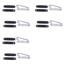 3 Pair SS316 Scuba Diving Quick Adjust Buckle Cinch Adapter with Rubber Pad Diving Accessoires