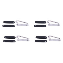 2 Pair SS316 Scuba Diving Quick Adjust Buckle Cinch Adapter with Rubber Pad Diving Accessoires
