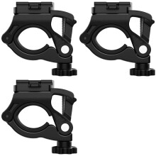 3X Soporte de Montaje de Luz de Bicicleta - Soporte de Soporte de Luces de Bicicleta de Material de Nailon Actualizado Apto para Manillares de