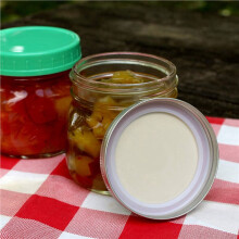 Reusable LeakProof Silicone Seal Rings for Plastic Mason Jar Lids (Wide Mouth, 96-Pack)
