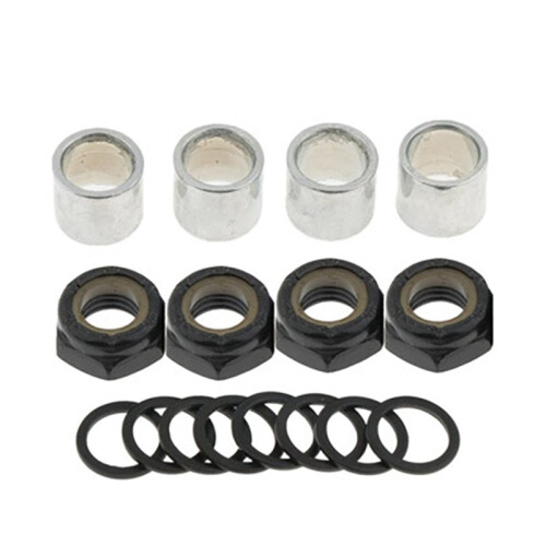 224 Pezzi Kit Hardware per Camion da Skateboard Distanziatori per Skateboard Dadi per Assi per Longboard Accessori per Skateboard 2
