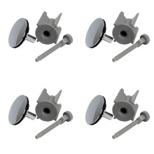 4X Universal Sink Plug Bathroom 40mm - Plug Replacement Drain Plug Detachable Adjustable Manual Lift Drain Plug