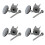 4X Universal Sink Plug Bathroom 40mm - Plug Replacement Drain Plug Detachable Adjustable Manual Lift Drain Plug 1